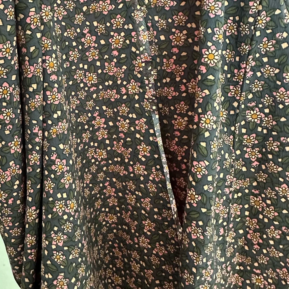 NATURAL LIFE Black Maxi Dress with Pink Floral Print - Picture 5 of 9